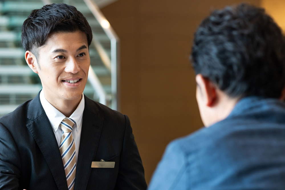 FP2級を持っているビジネスマンのイメージ